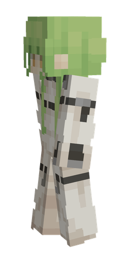 Green skin: body, left side render