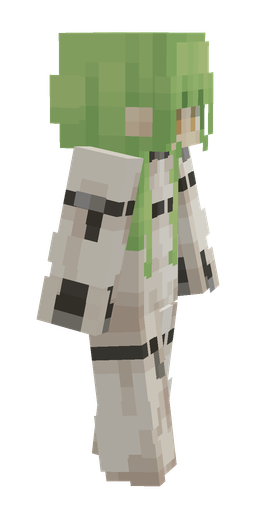 Green skin: body, right side render