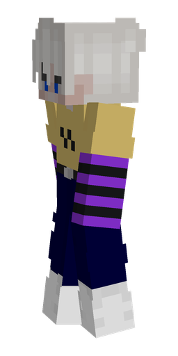 Black skin: body, left side render