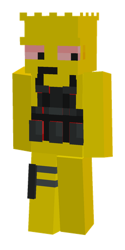 Black skin: body, front render