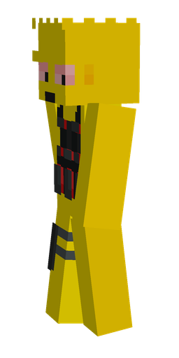 Black skin: body, left side render