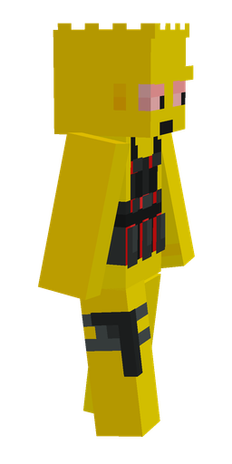 Black skin: body, right side render