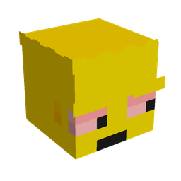 Black skin: head render
