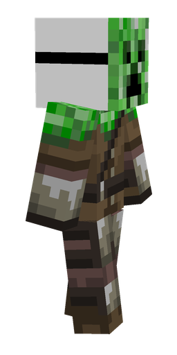 Brown skin: body, right side render