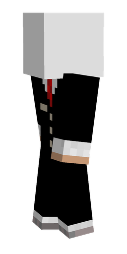 Black skin: body, left side render