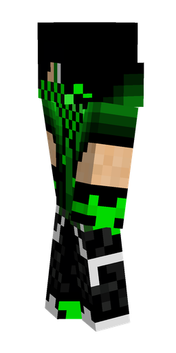 Black skin: body, left side render