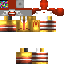 Classic skin: raw texture render