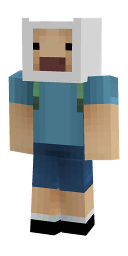 Blue skin: body, front render