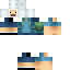 Blue skin: raw texture render