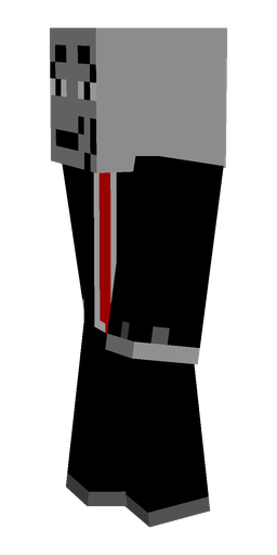 Black skin: body, left side render