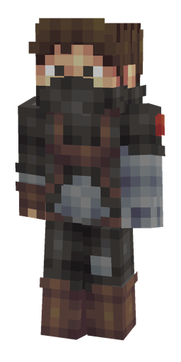 Black skin: body, front render