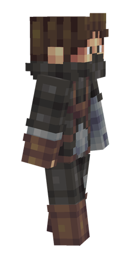 Black skin: body, right side render