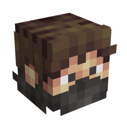 Black skin: head render