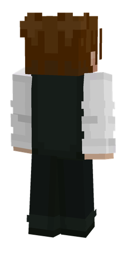 Black skin: body, back render
