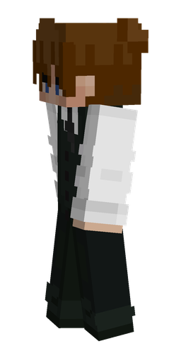Black skin: body, left side render