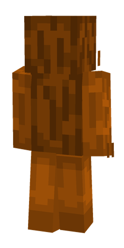 Brown skin: body, back render