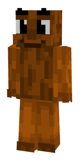 Brown skin: body, front render