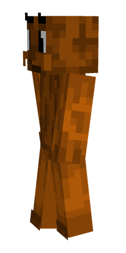 Brown skin: body, left side render
