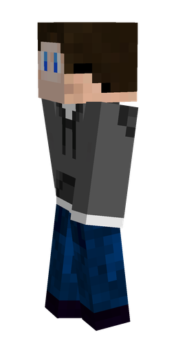 Black skin: body, left side render