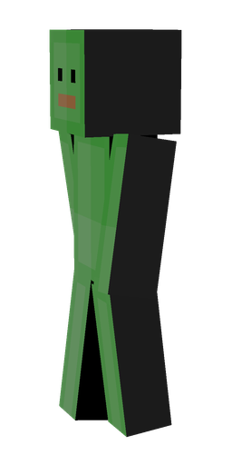 Black skin: body, left side render