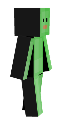 Black skin: body, right side render