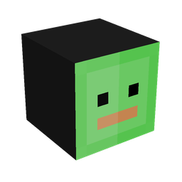 Black skin: head render