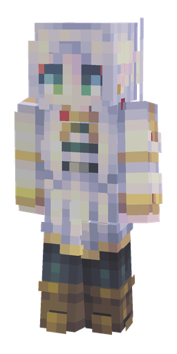 Blue skin: body, front render