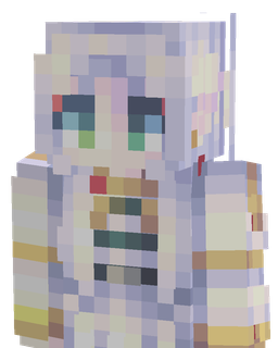 Blue skin: bust render