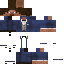 Blue skin: raw texture render
