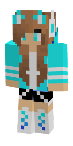 Blue skin: body, front render