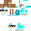 Blue skin: raw texture render