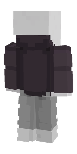 Black skin: body, back render