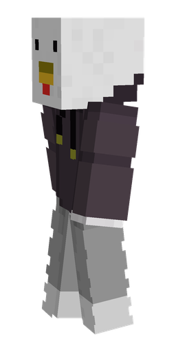 Black skin: body, left side render