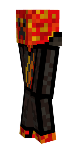 Black skin: body, left side render