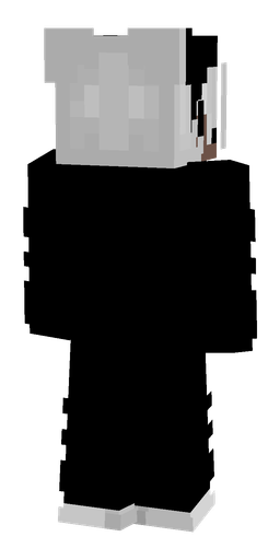 Black skin: body, back render