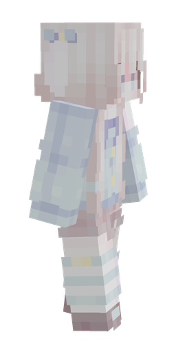 Blue skin: body, right side render