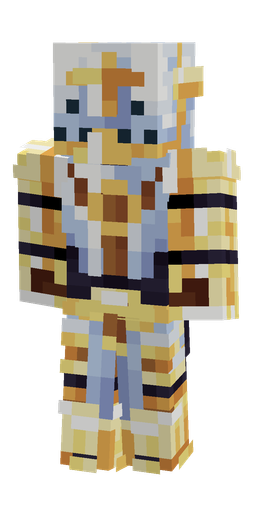 Blue skin: body, front render