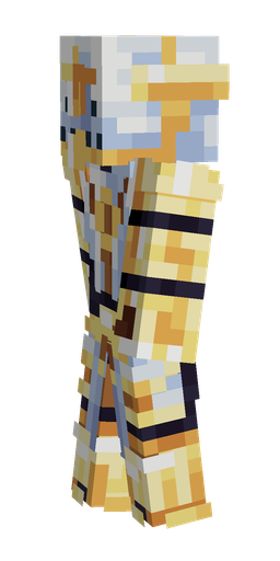 Blue skin: body, left side render