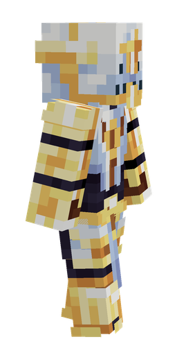 Blue skin: body, right side render