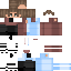 Black skin: raw texture render