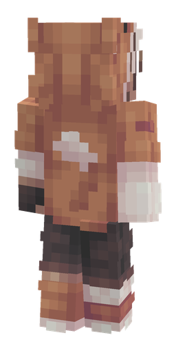 Orange skin: body, back render