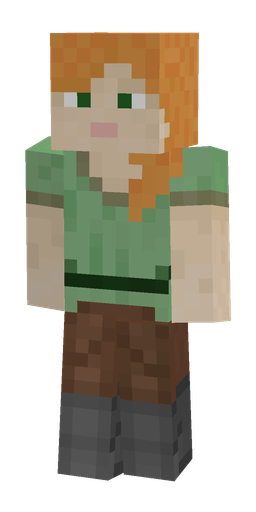 Green skin: body, front render