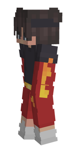 Black skin: body, left side render