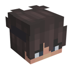 Black skin: head render