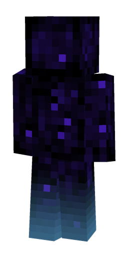Black skin: body, back render