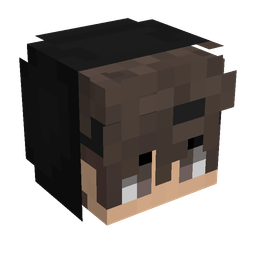 Black skin: head render