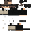 Black skin: raw texture render