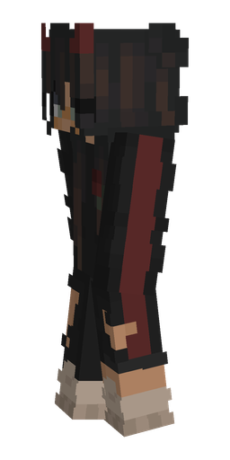 Black skin: body, left side render