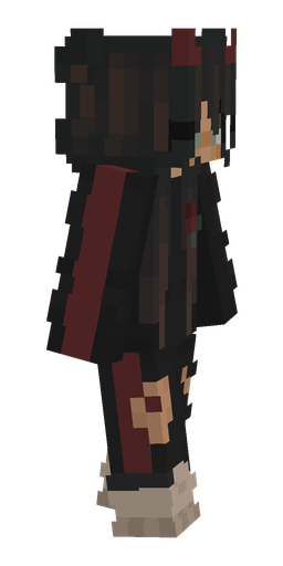 Black skin: body, right side render