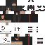 Black skin: raw texture render